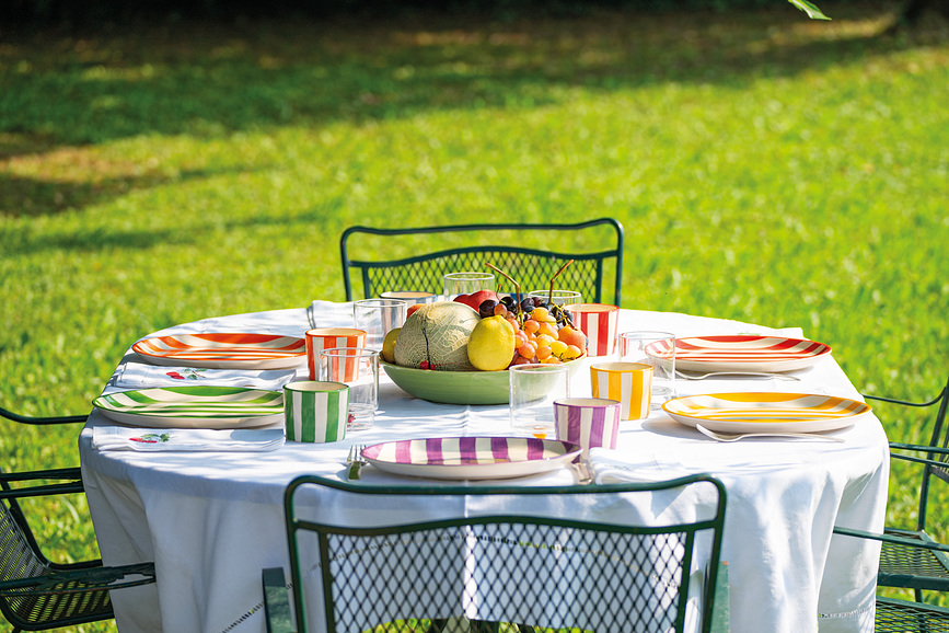 Lido Righe Šalice 230 ml prugaste 6 kom.