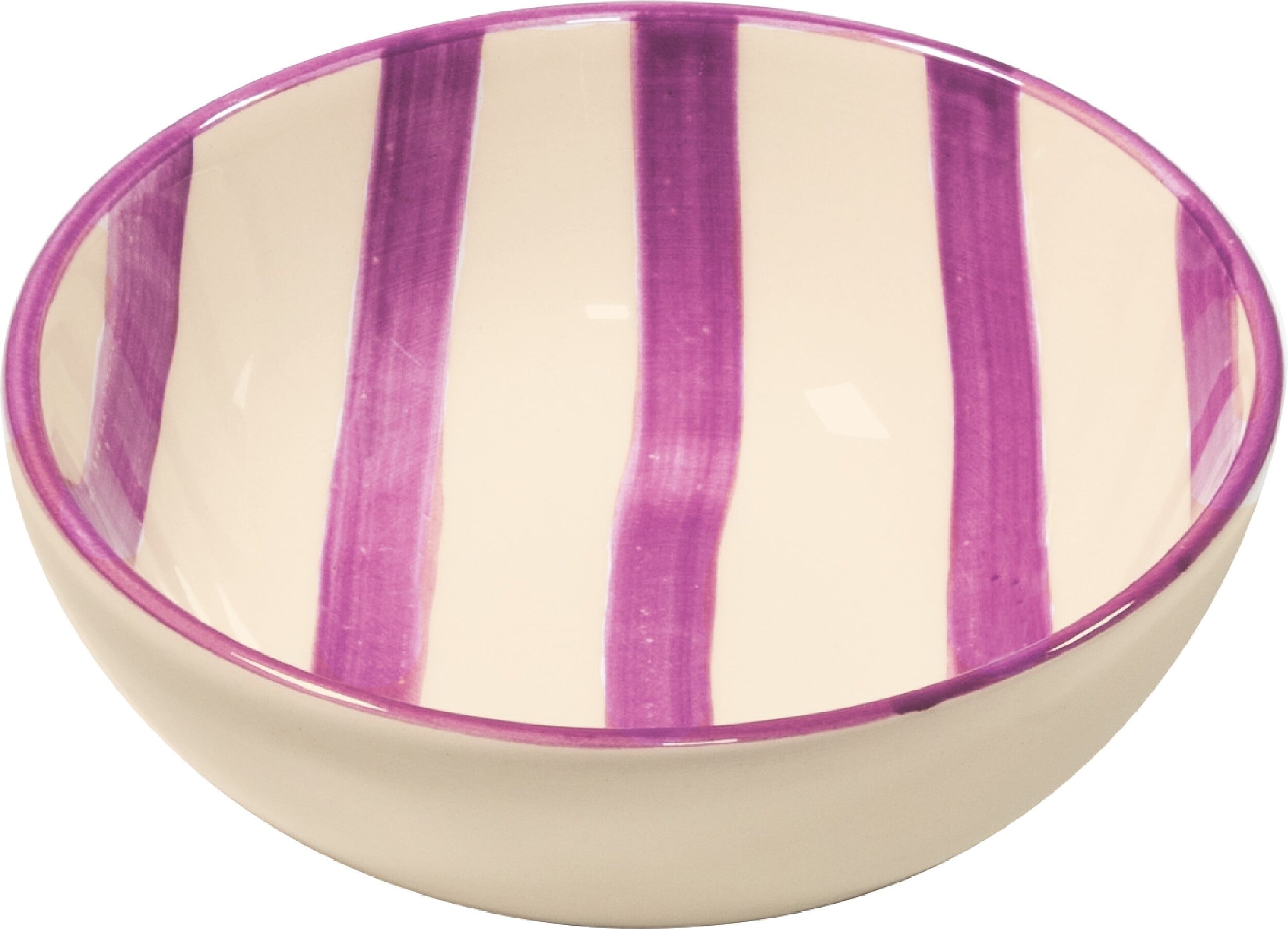 Lido Righe Schale 13 cm gestreift amethyst