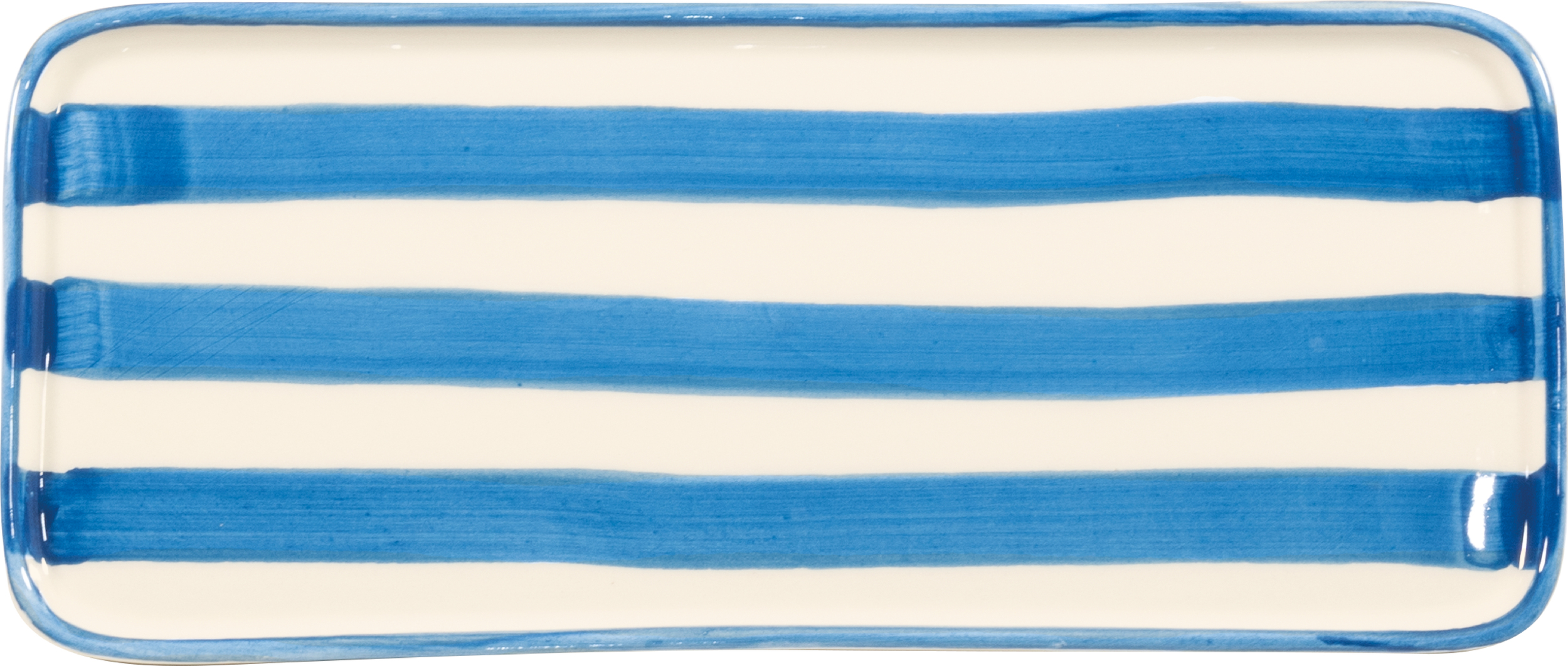 Lido Righe Servierteller 26,5 cm rechteckig hellblau
