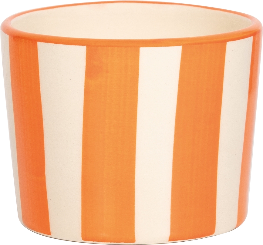 Lido Righe Skodelica s črtastim vzorcem, 230 ml, oranžna