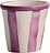Lido Righe Tasse à rayures, 70 ml, améthyste