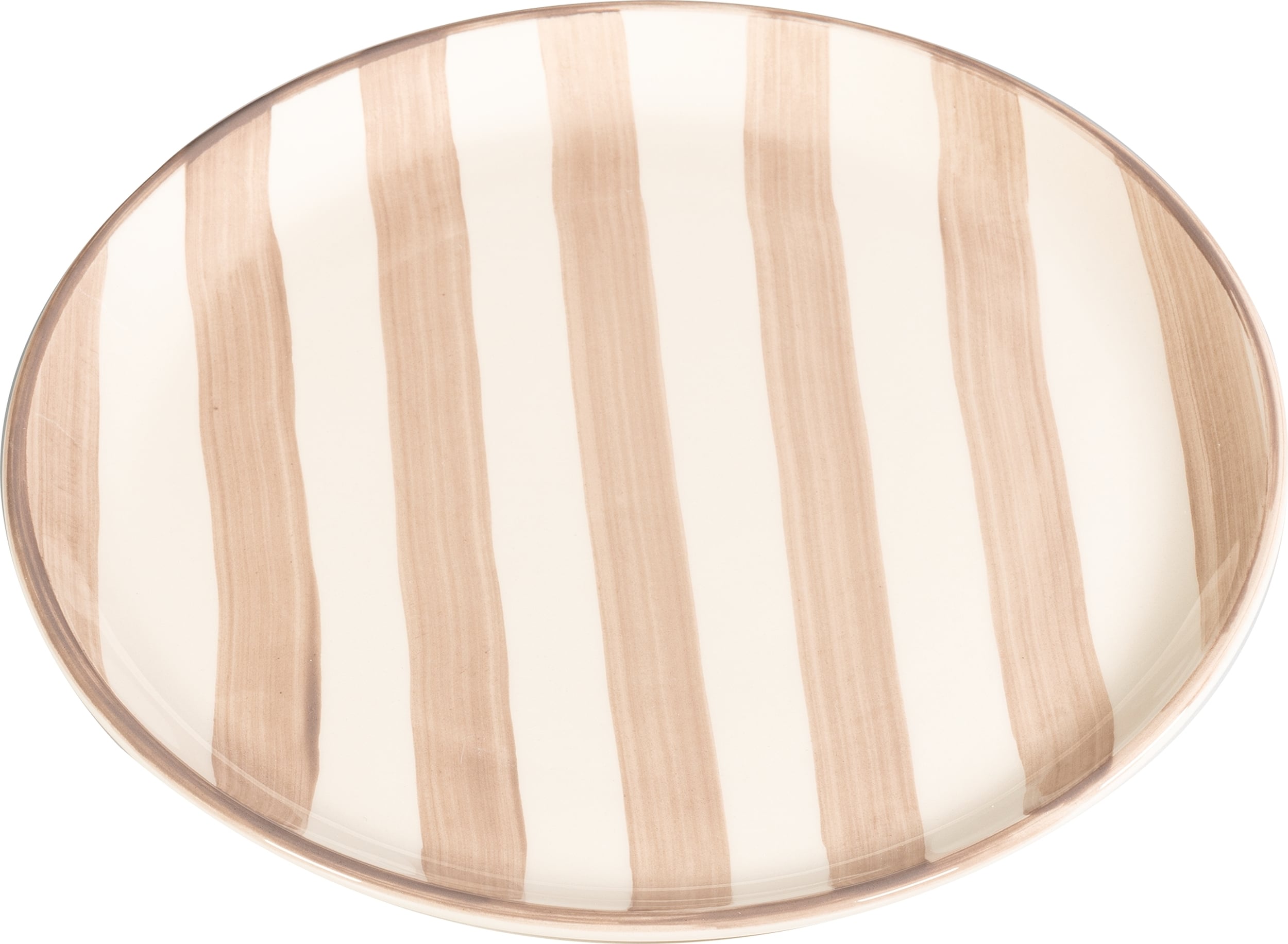 Lido Righe Teller für Mittagsgerichte 28 cm gestreift beige