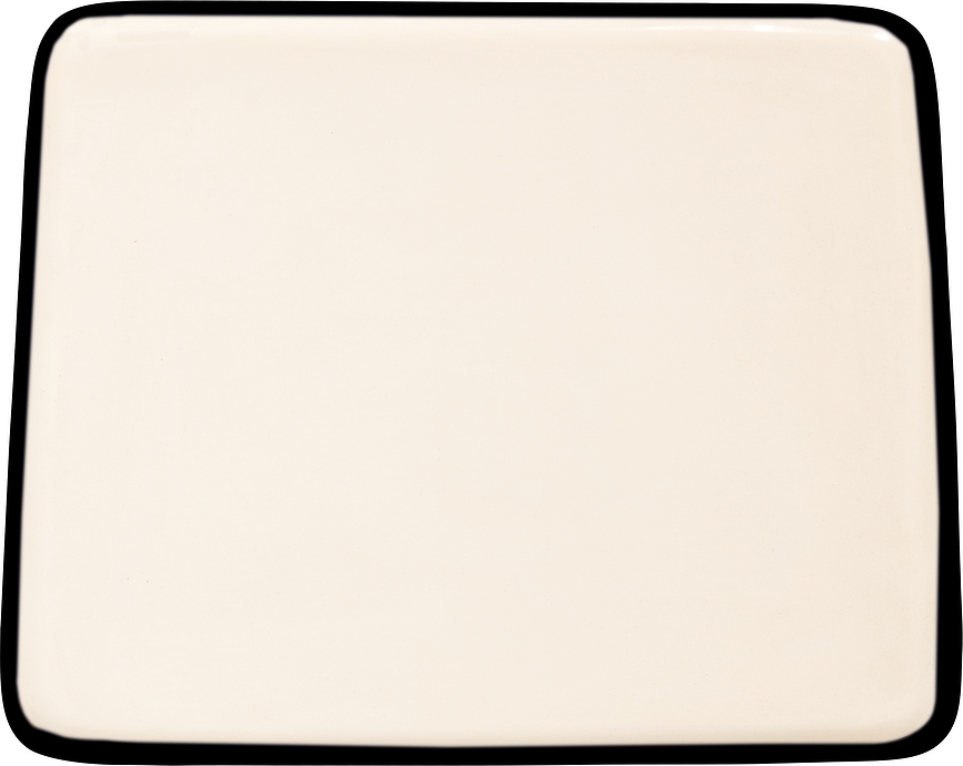 Lido Rim Assiette Plate 28 x 24 cm