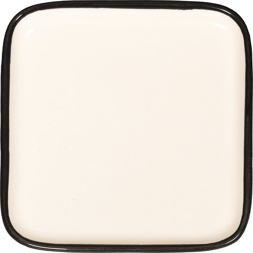 Lido Rim Krožnik za prigrizke, 11 x 11 cm, črn
