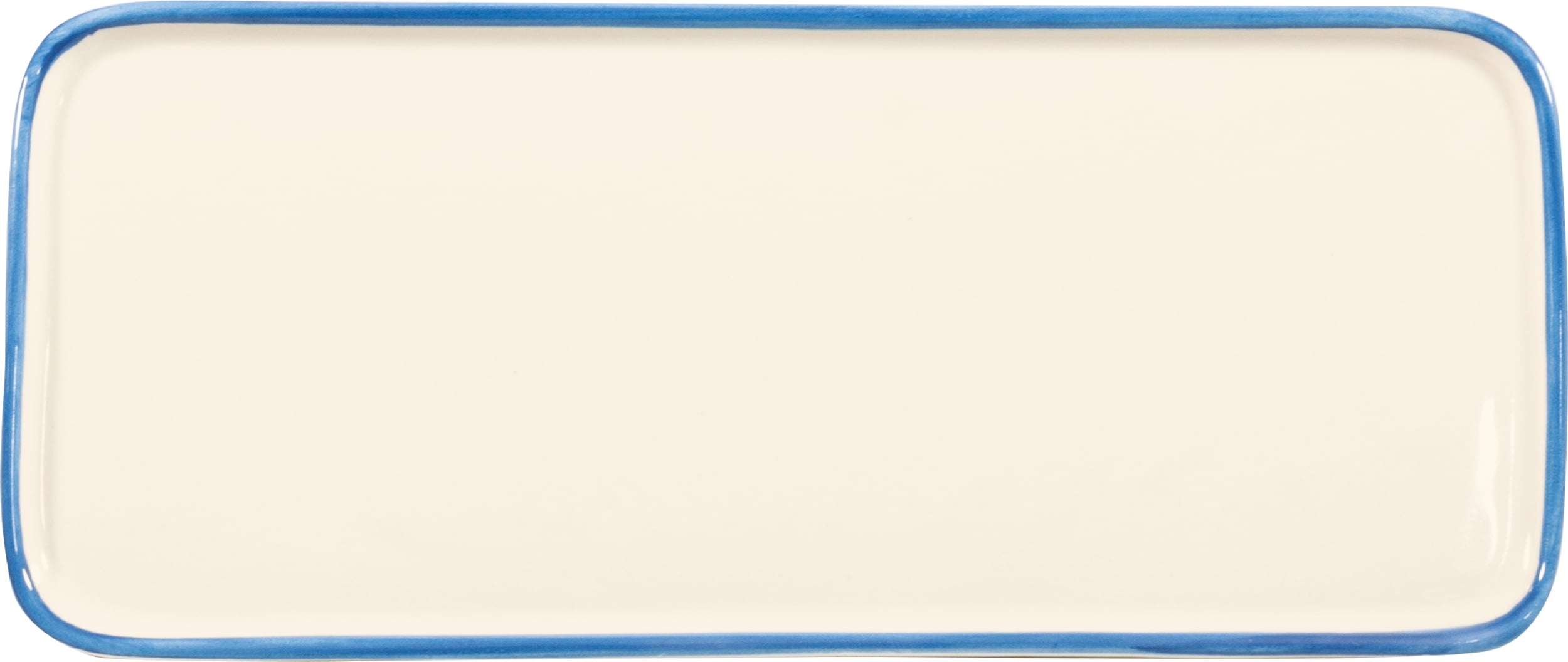 Lido Rim Servierteller 26,5 cm rechteckig hellblau