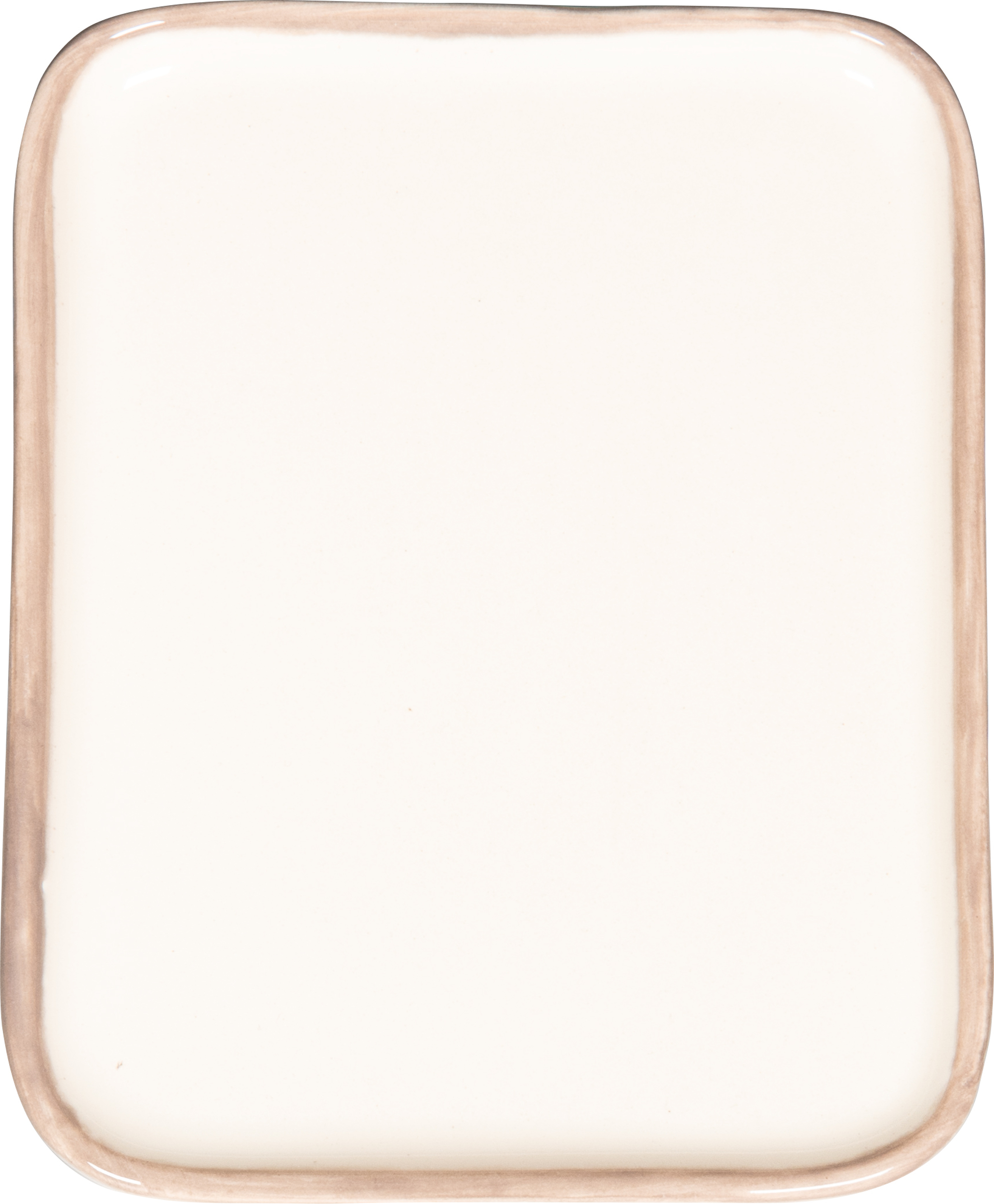 Lido Rim Snack-Teller 11 x 14 cm beige
