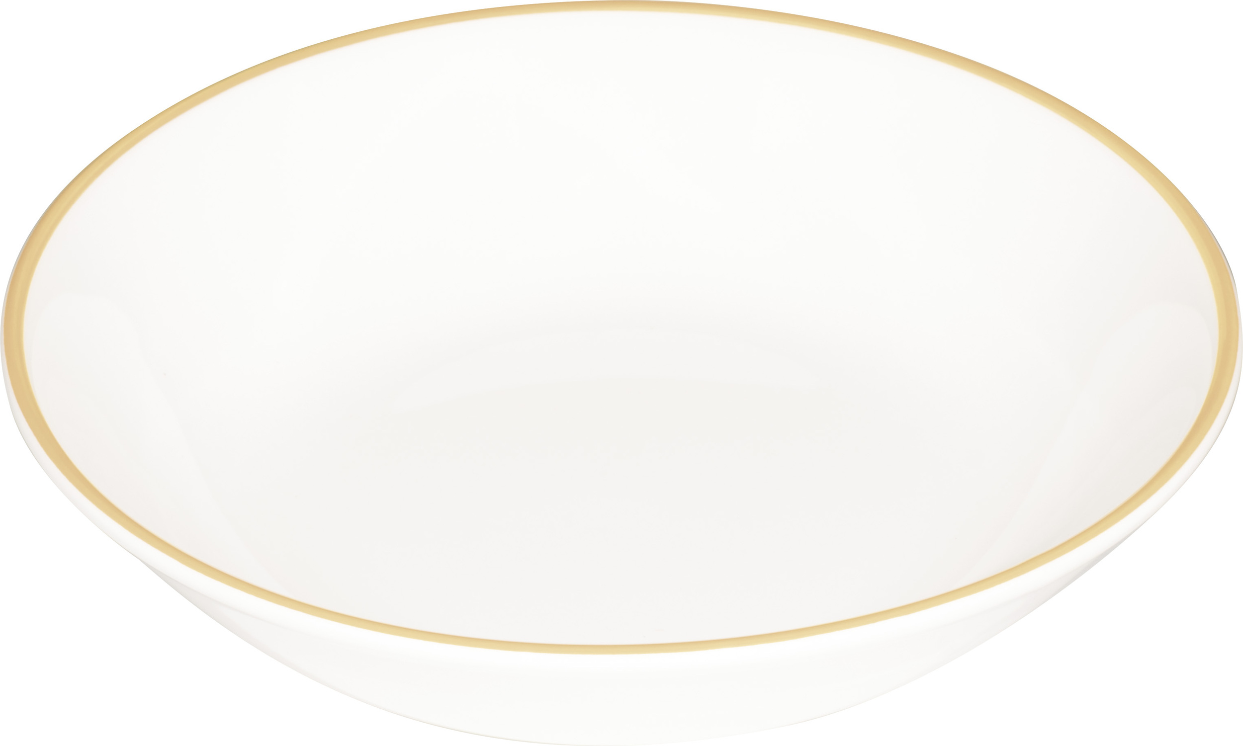 Lido Rim tiefer Teller 22 cm, beige