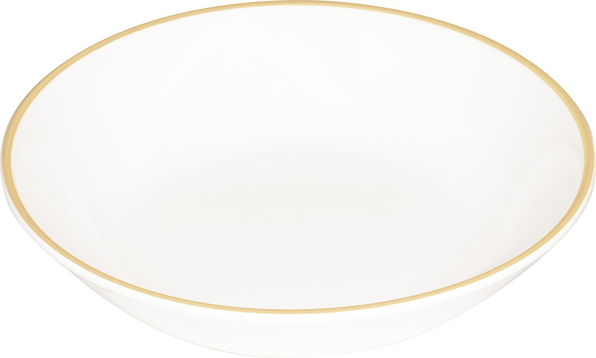 Lido Rim tiefer Teller 22 cm, beige