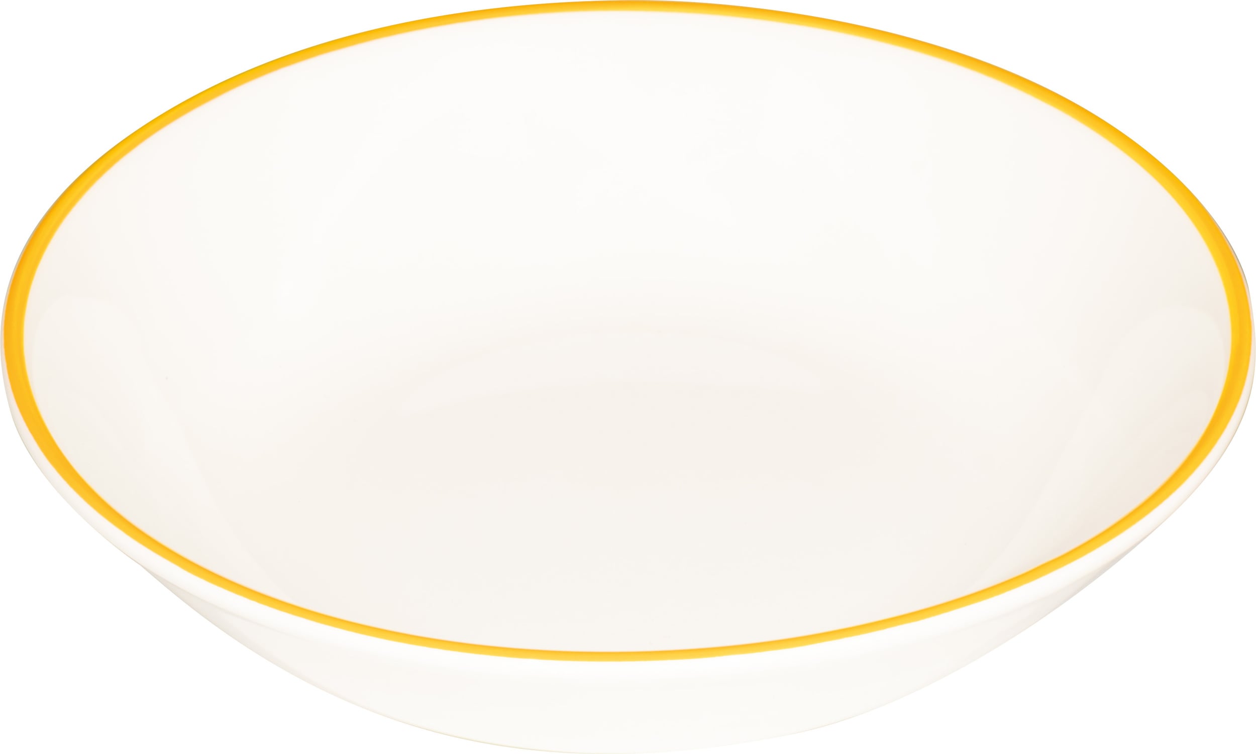 Lido Rim tiefer Teller 22 cm, gelb