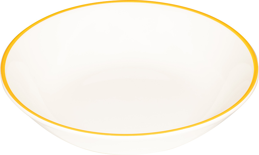 Lido Rim tiefer Teller 22 cm, gelb