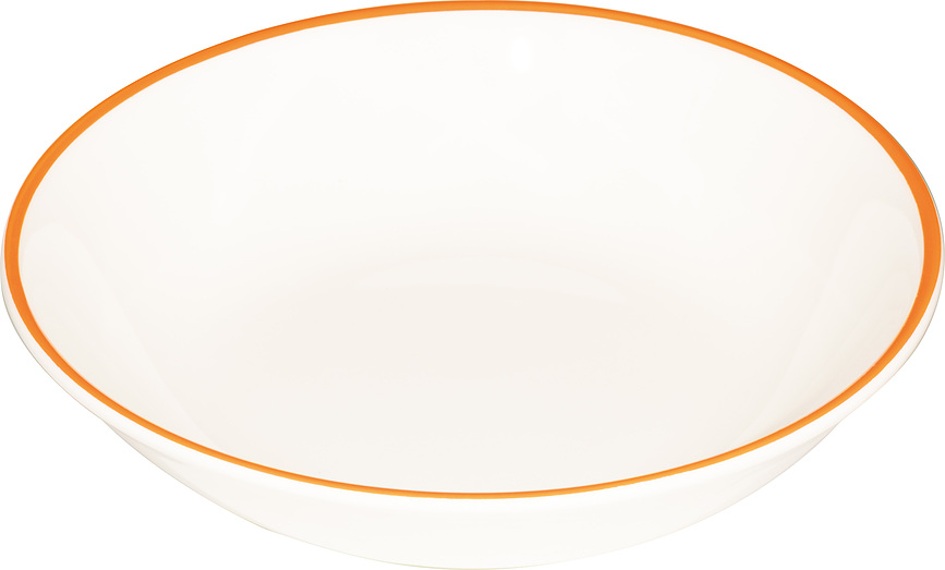 Lido Rim tiefer Teller 22 cm, orange