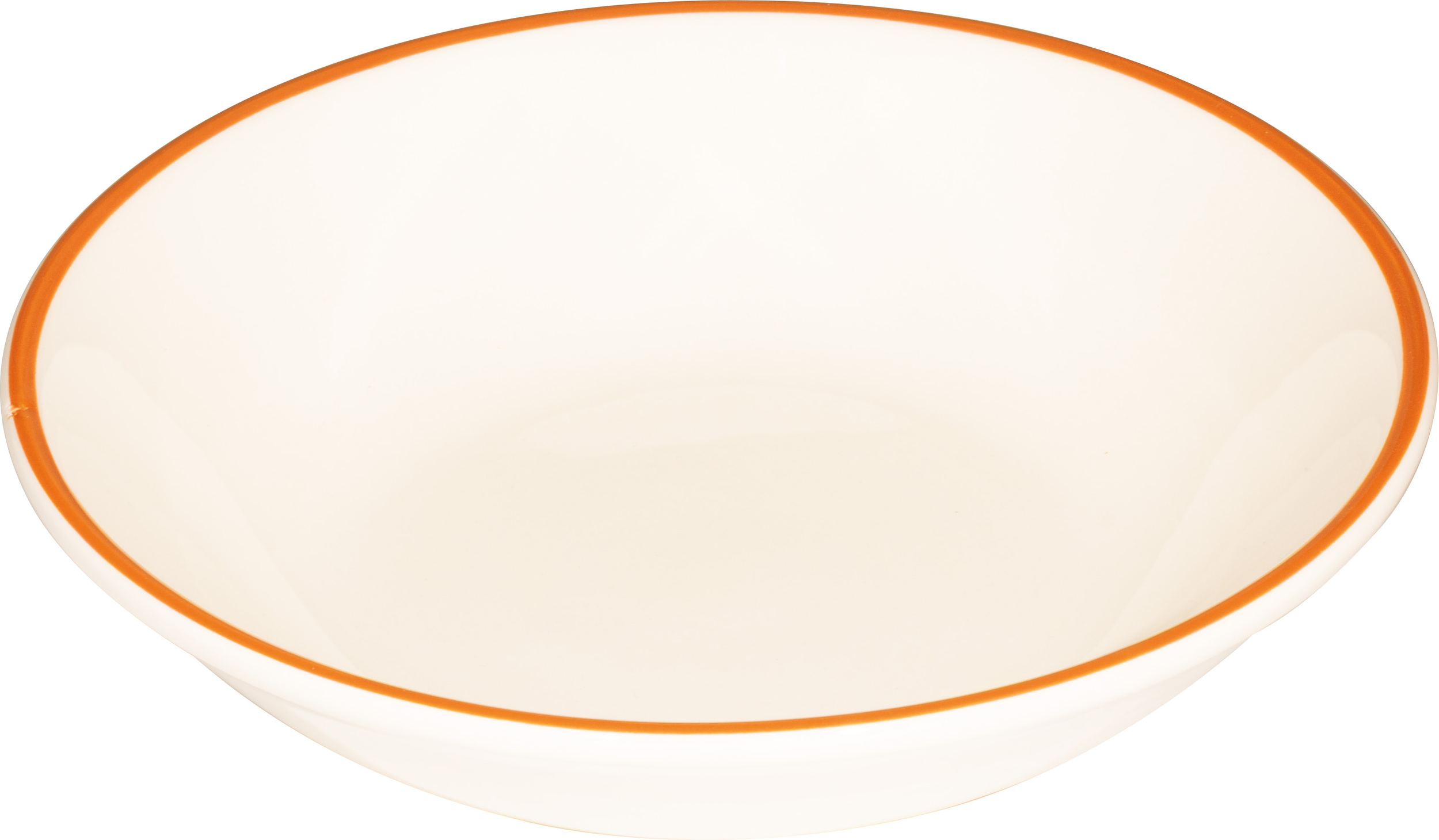 Lido Rim tiefer Teller 22 cm, ziegelrot