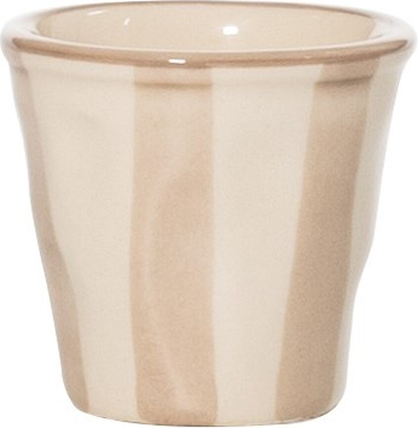 Lido Tasse rayée, 70 ml, sable