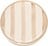Lido Tellerchen 13 cm gestreift sandfarbig