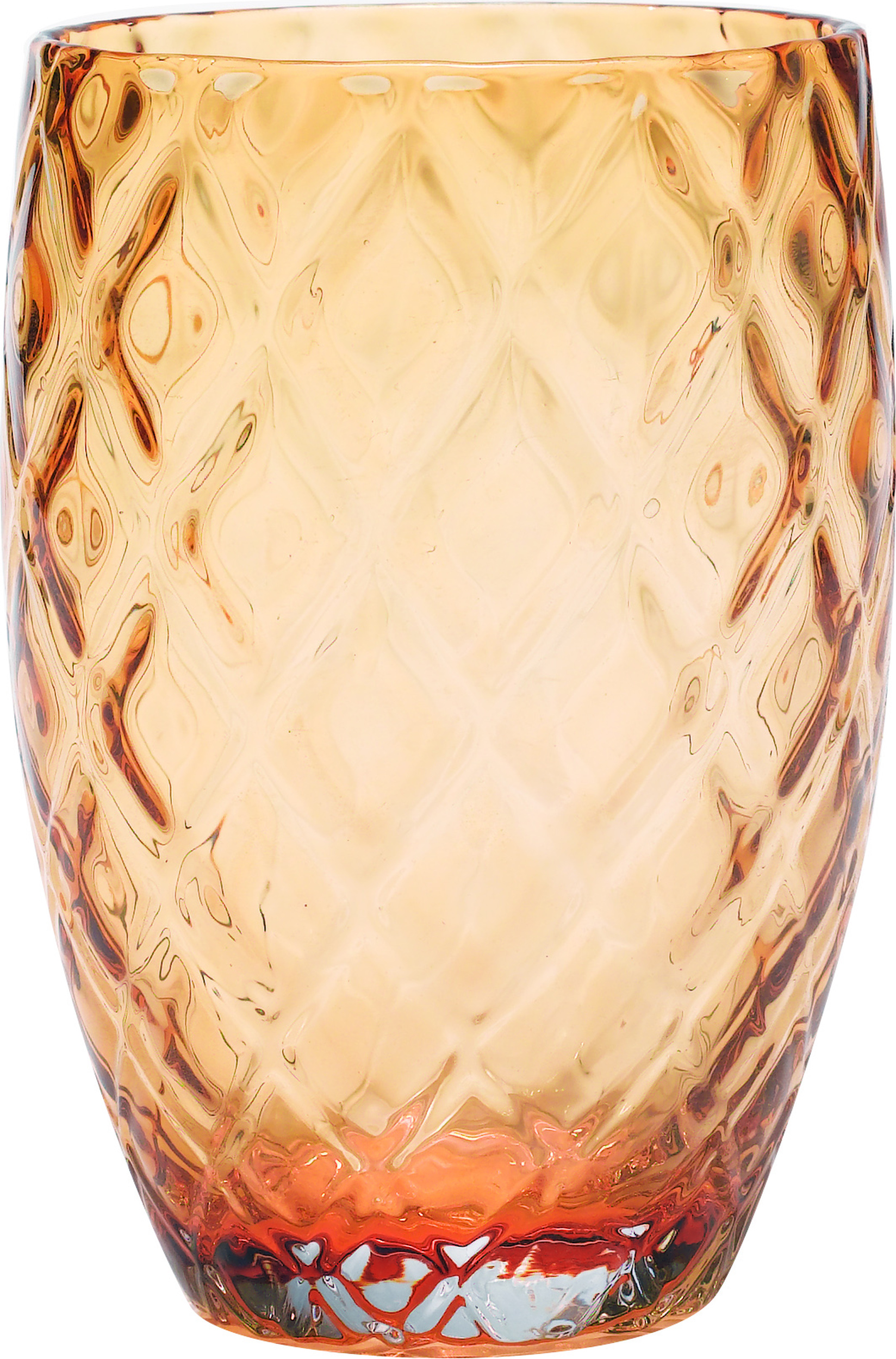 Losanghe Wasserglas 380 ml bernsteinfarben