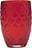 Losanghe Wasserglas 380 ml rot