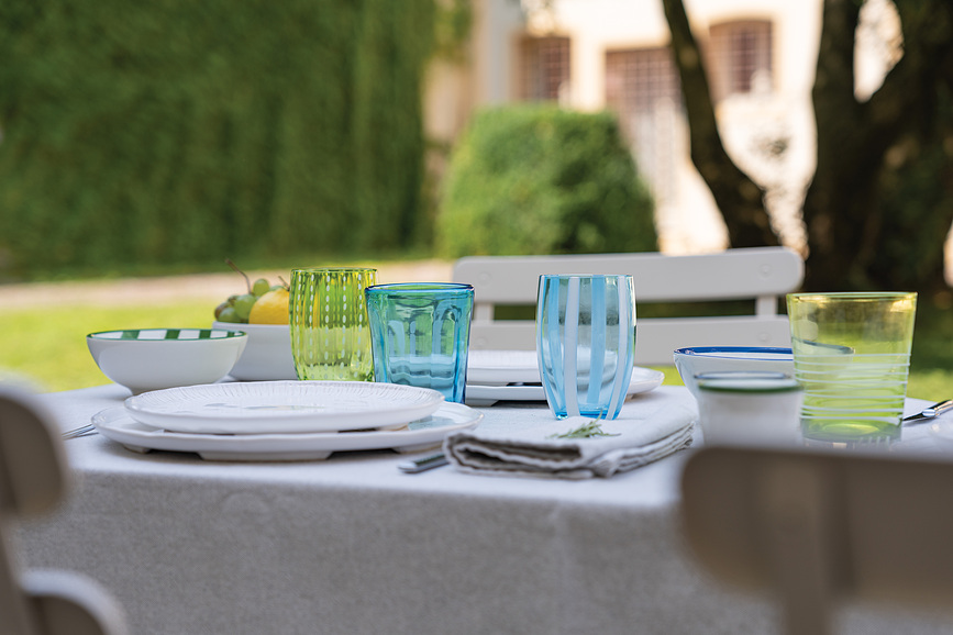 Melting Pot Kozarci, jantarni, 6 kosov