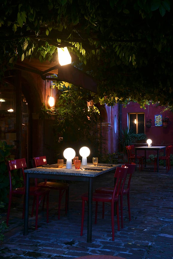 Olimpia Lampe sans fil, 26 cm, cuivrée métallique