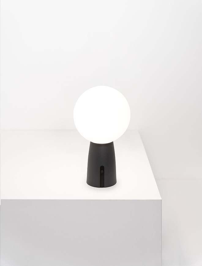 Olimpia Lampe sans fil, 26 cm, cuivrée métallique