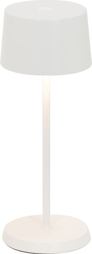 Olivia Micro Lampe sans fil, 20 cm, blanche