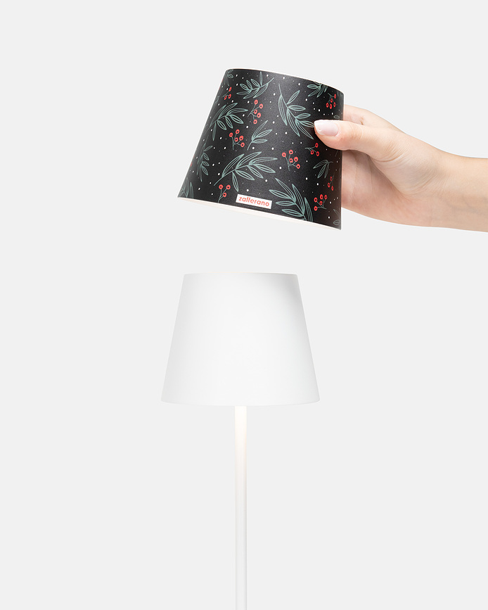 Pantalla para Lámpara Poldina, diseño Árbol de Navidad, Christmas