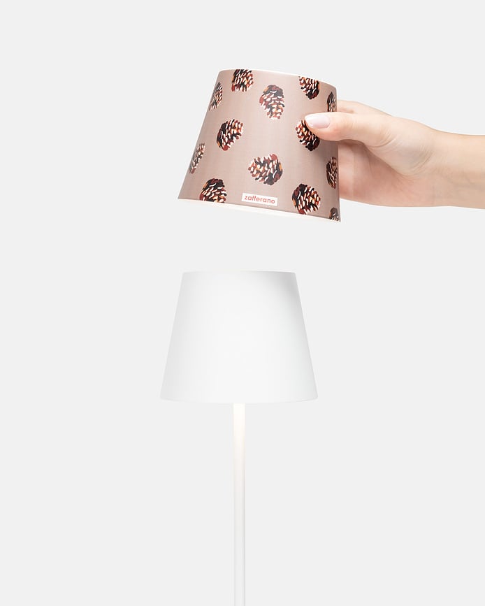 Pantalla para Lámpara Poldina, diseño Árbol de Navidad, Christmas