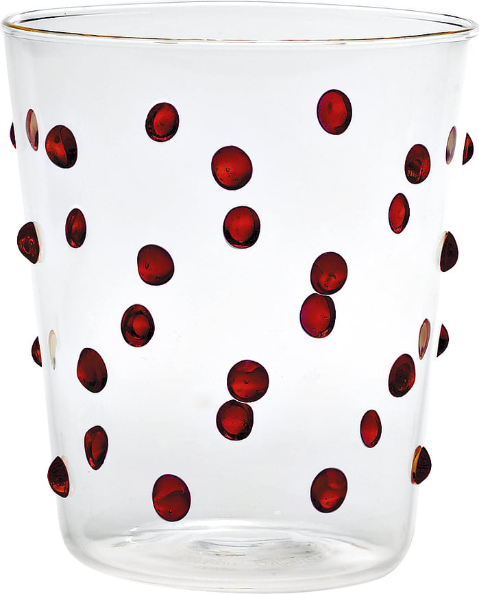 Party Wasserglas 450 ml rot