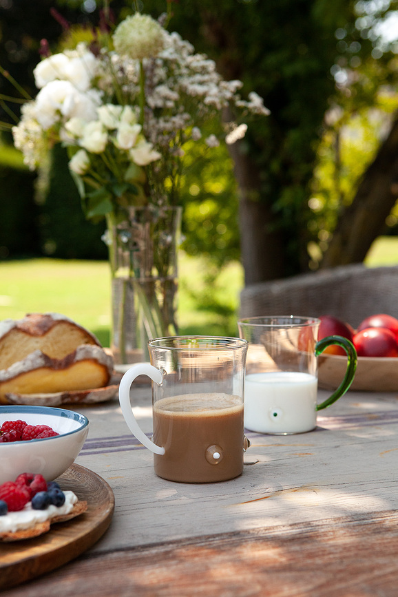 Patèa Tasse 510 ml, en verre, verte