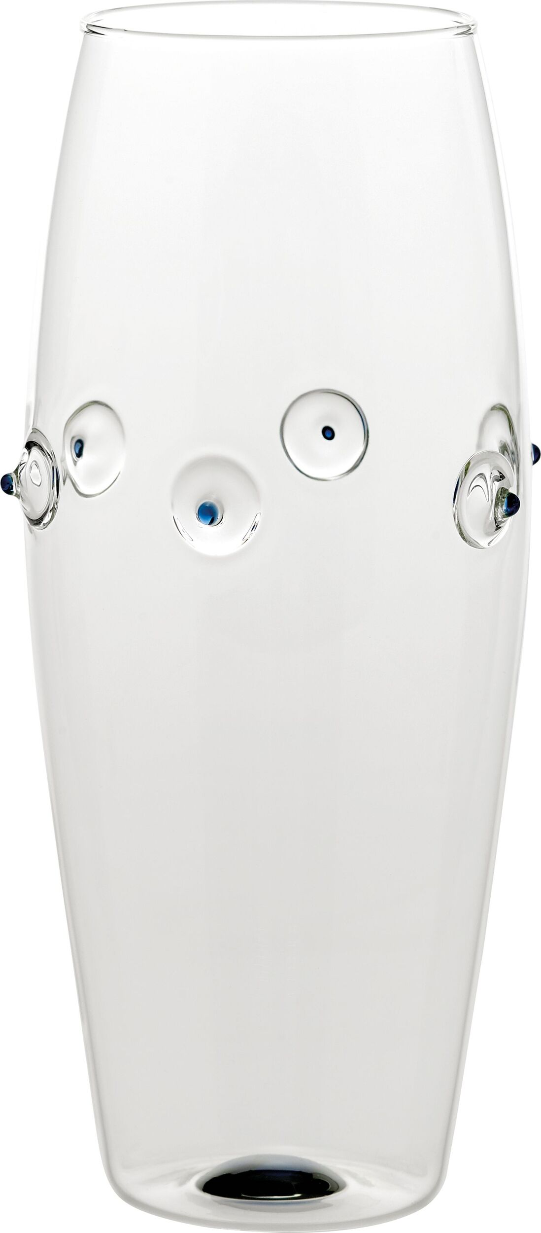Patèa Vase 24 cm gewölbt blau