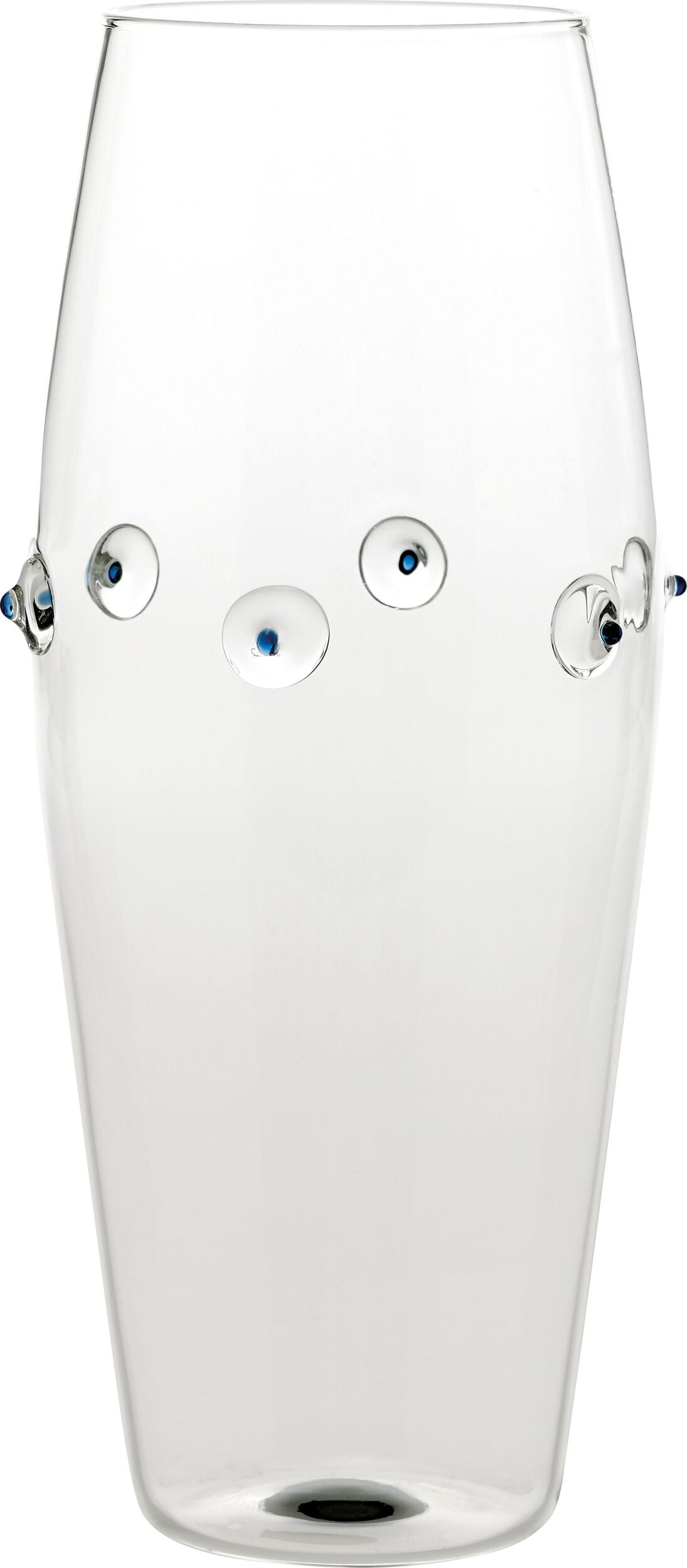 Patèa Vase 30 cm gewölbt blau