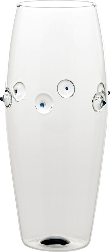 Patèa vase konveks 24 cm, blå