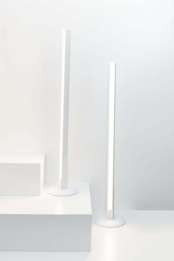 Pencil Pied de Lampe modulaire rotatif, brun