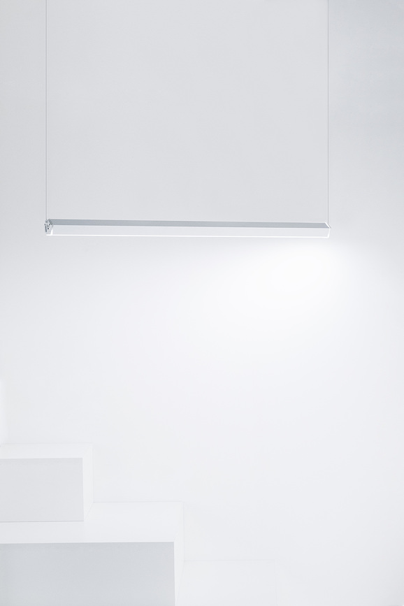 Pencil Suspension de Plafond pour lampe modulaire, horizontale, gris foncé, Set 2 pièces