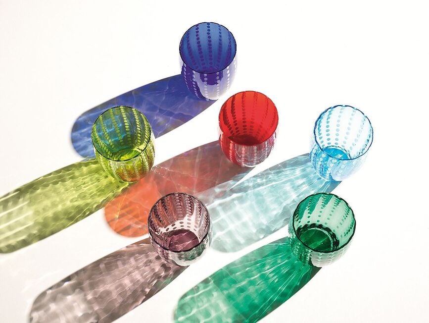 Perle Verre 320 ml, aigue-marine