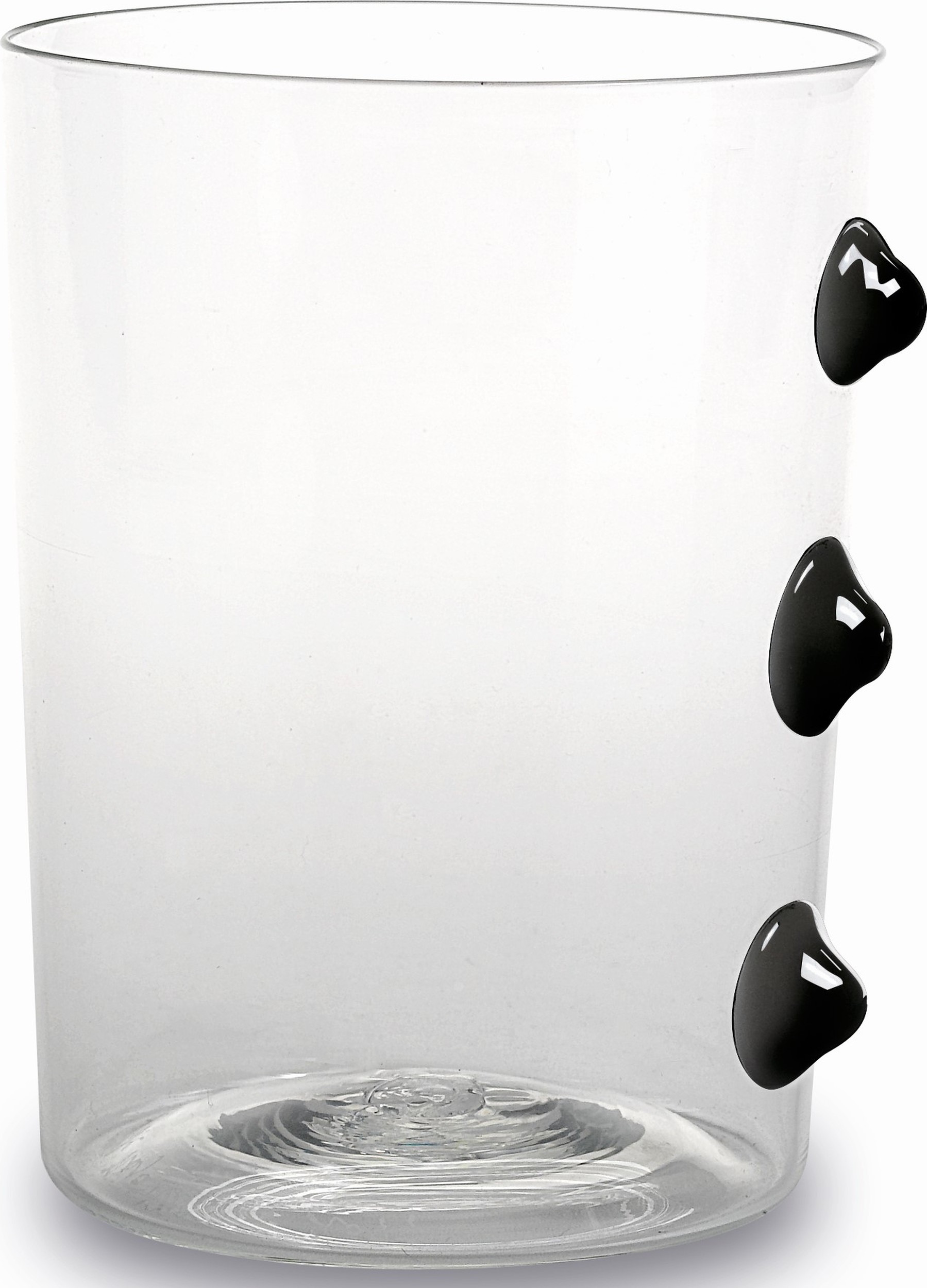 Petoni Wasserglas 370 ml schwarz