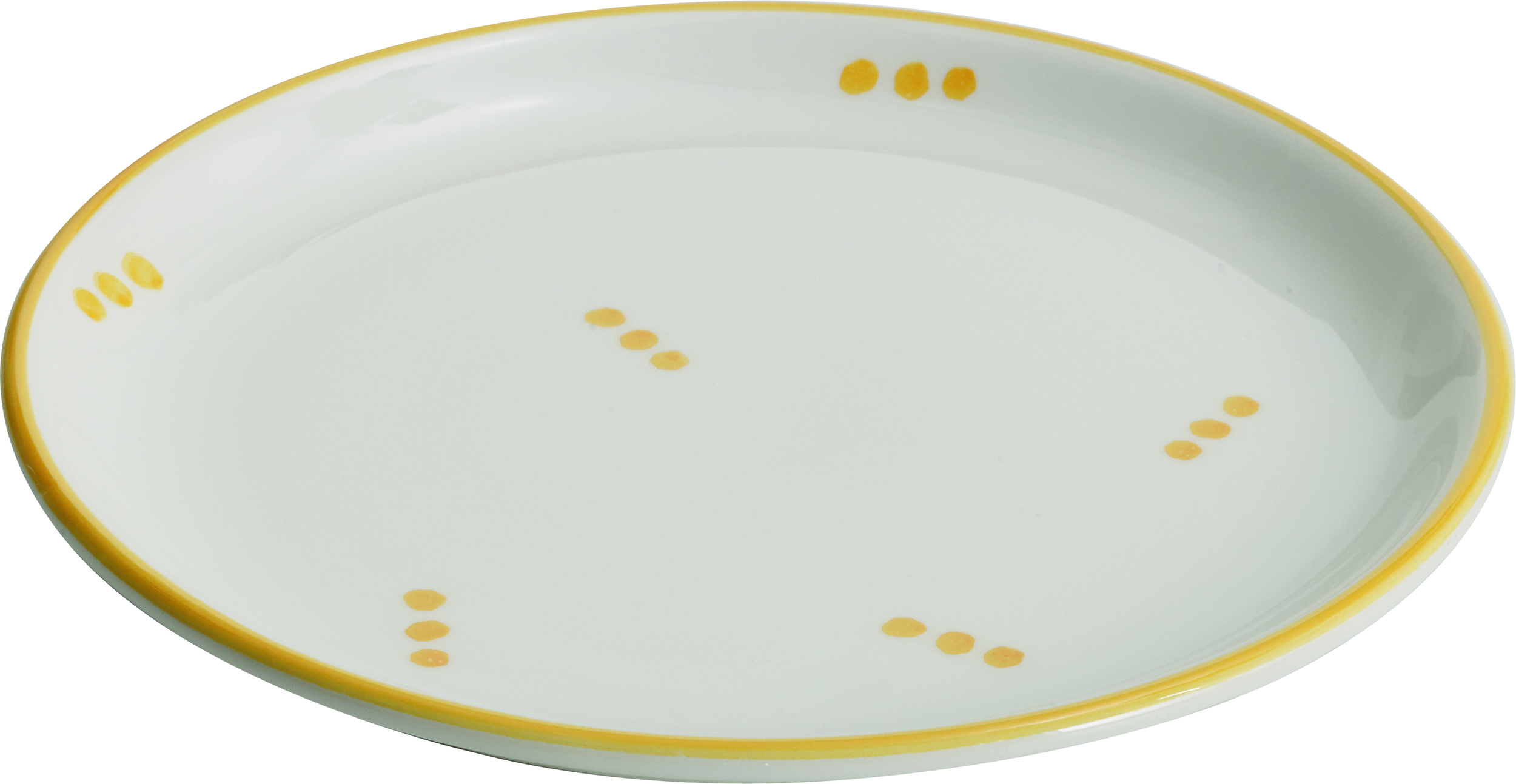 Piatto Stencil Frühstücksteller 23 cm gelb