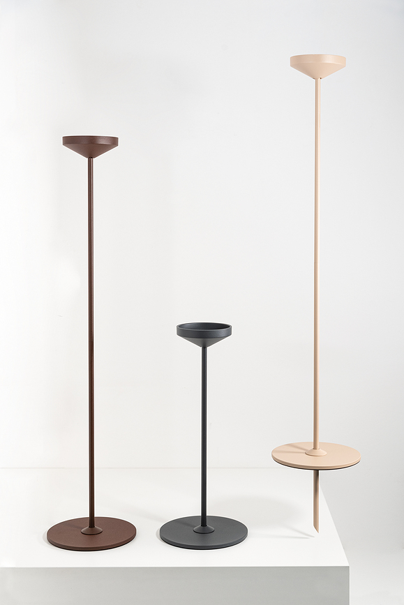 Pina Pied de Lampe, gris foncé