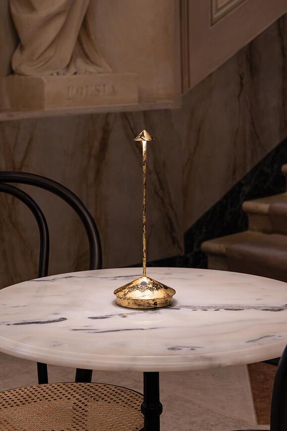 Pina Pro Lampe de Table, gris foncé, à température de couleur variable