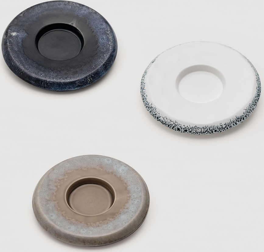 Pina Socle de Lampe décoratif, couleur sable, en céramique