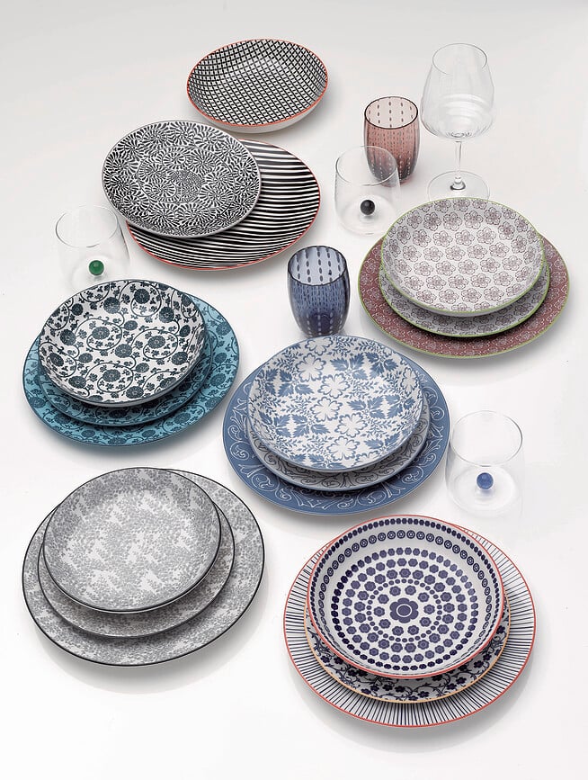 Plato Llano Tue, 26,5 cm, azul turquesa