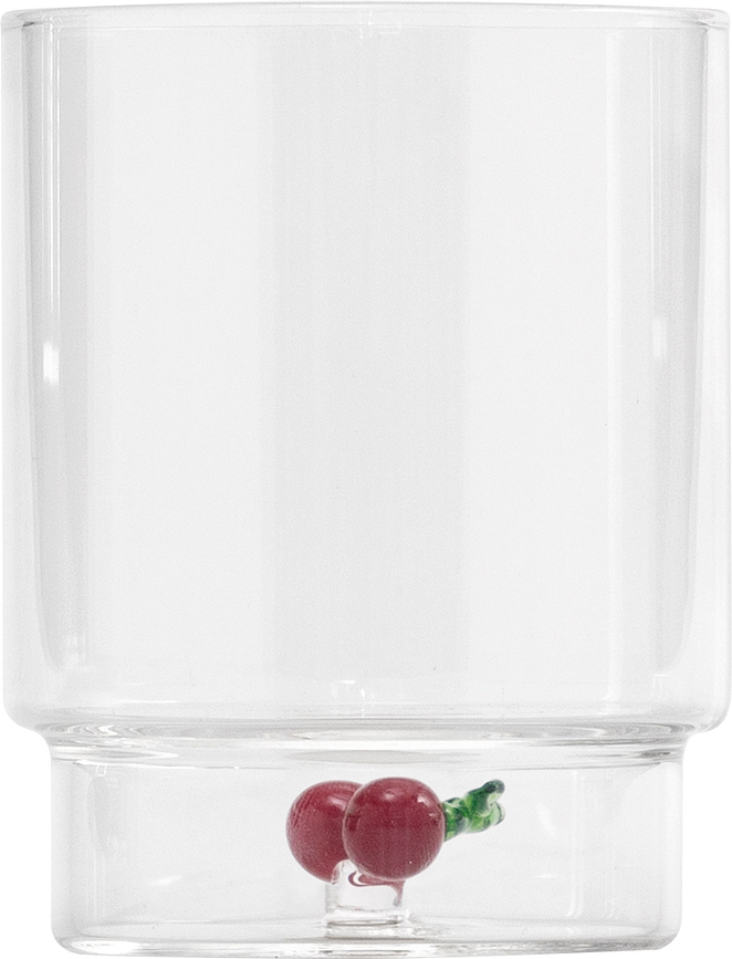 Pohár sklenený Teca Frutta čerešne 350 ml