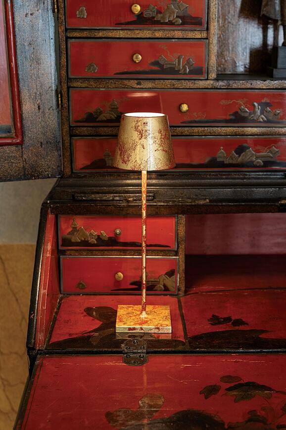 Poldina Επιτραπέζιο Φωτιστικό, 38 cm, κόκκινο