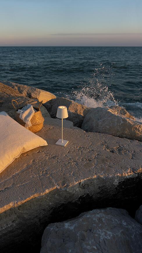 Poldina Επιτραπέζιο Φωτιστικό, 38 cm, κόκκινο