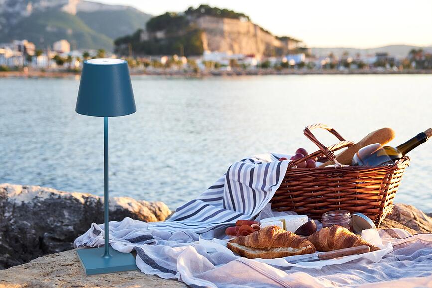 Poldina Επιτραπέζιο Φωτιστικό, 38 cm, κόκκινο