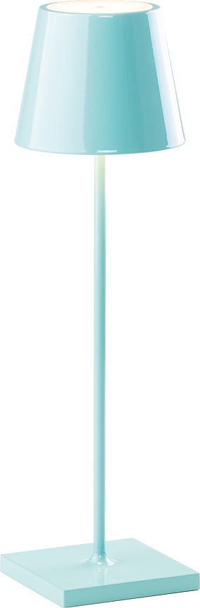 Poldina Glossy bordlampe 38 cm, blå