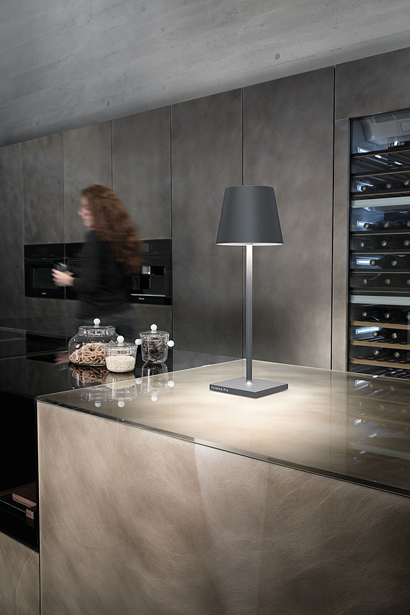 Poldina Lampe de Table 49,7 cm, blanche