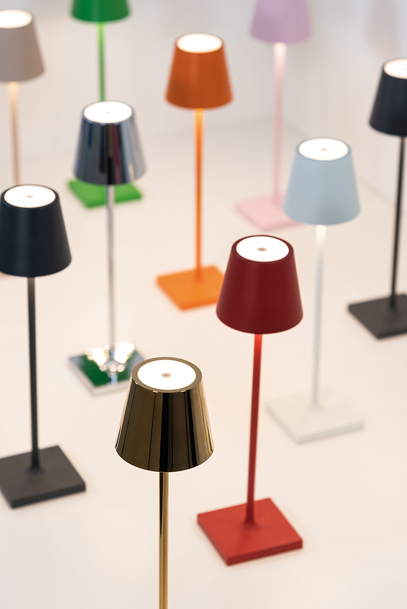 Poldina Micro Stolna Lampa 27,5 cm tamnosiva