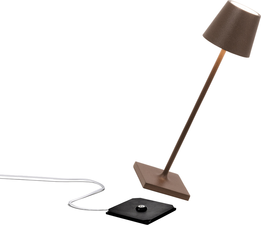 Poldina Micro Stolna Lampa 27,5 cm tamnosiva