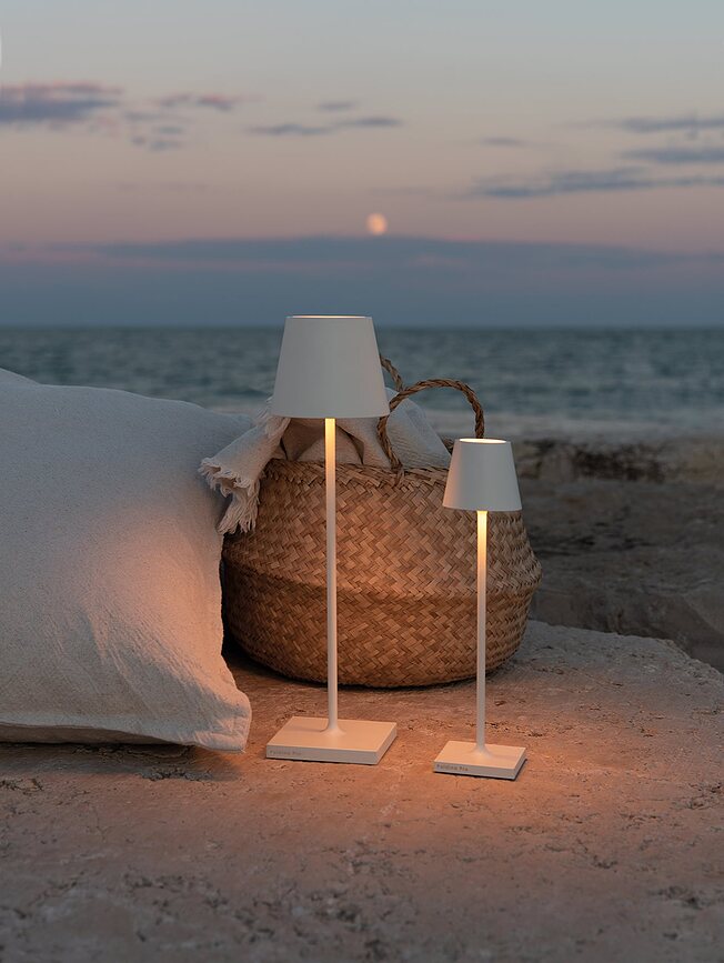 Poldina Micro Stolna Lampa 27,5 cm tamnosiva