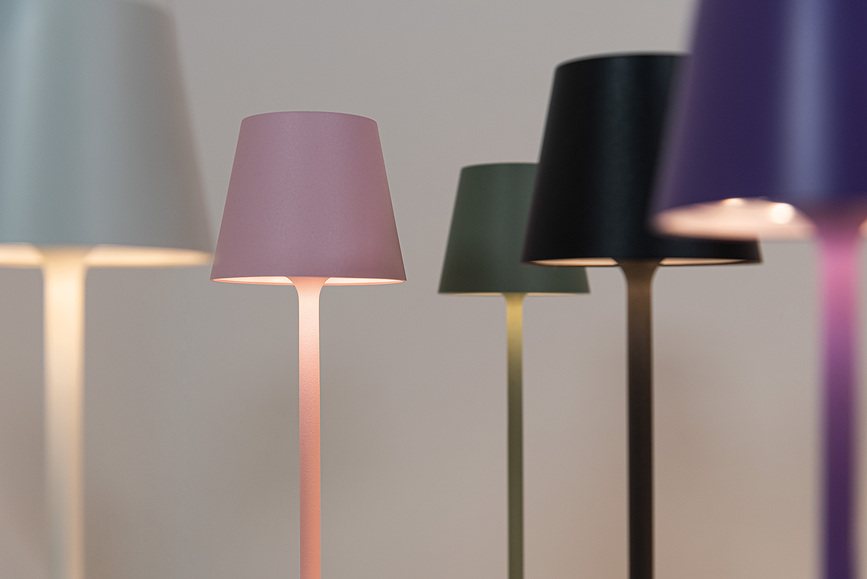 Poldina Micro Stolna Lampa 27,5 cm tamnosiva